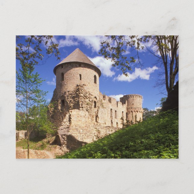 Carte Postale Château de Cesis dans le centre de la Lettonie. (Devant)