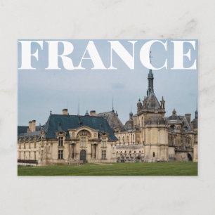 Carte Postale Château de Chantilly, Chantilly, France