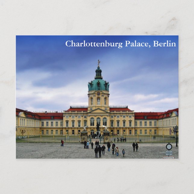 Carte Postale Château de Charlottenburg, Berlin (Devant)