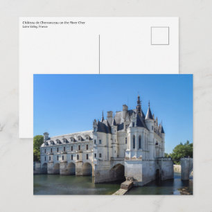 Carte Postale Château de Chenonceau dans la vallée de la Loire -