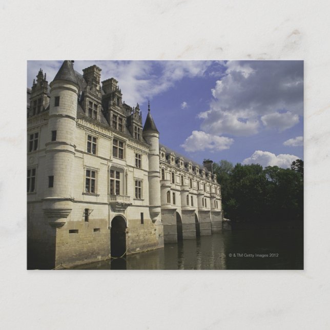 Carte Postale Château de Chenonceau en France (Devant)