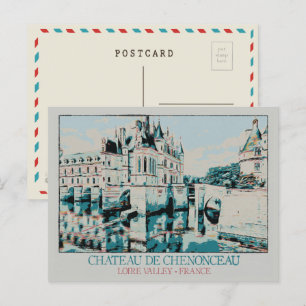 Carte Postale Château de Chenonceau en Loire, France