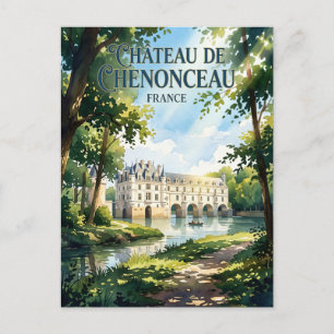Carte Postale Château de Chenonceau France