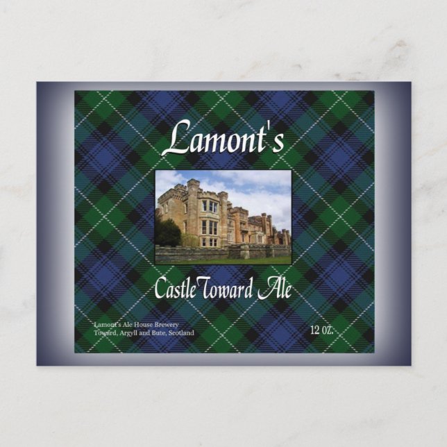 Carte Postale Château de Clan Lamont vers Ale (Devant)
