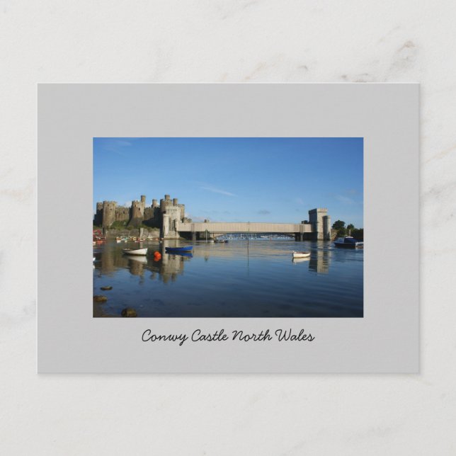 Carte Postale Château de Conwy Pays de Galles du Nord (Devant)
