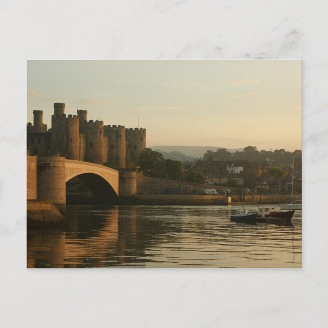 Carte Postale Château de Conwy Pays de Galles du Nord (Devant)