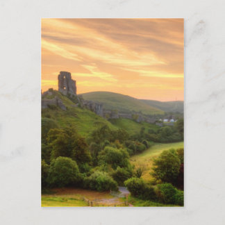 Carte Postale Château de Corfe Sunrise