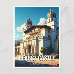 Carte Postale Château de Hearst San Simeon Californie Côte centr