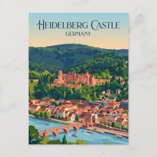 Carte Postale Château de Heidelberg Allemagne