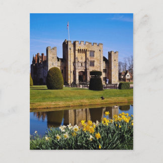 Carte Postale Château de Hever, fleurs de Kent