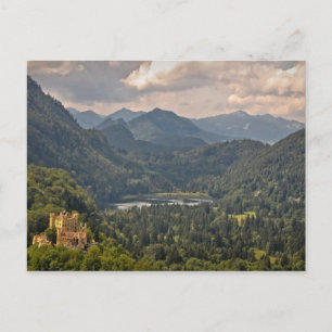 Carte Postale Château de Hohenschwangau en Bavière, Allemagne