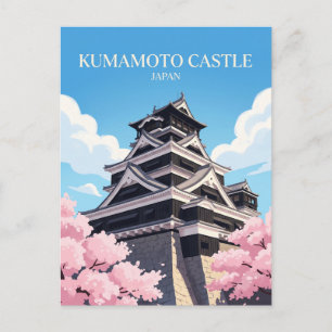 Carte Postale Château de Kumamoto Japon