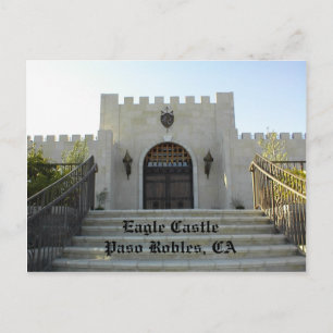 Carte postale : Château de l'Aigle, Paso Robles, C
