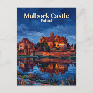 Carte Postale Château de Malbork Pologne