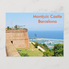 Carte Postale Château de Montjuic, Barcelone