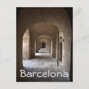 Carte Postale Château de Montjuic, Barcelone