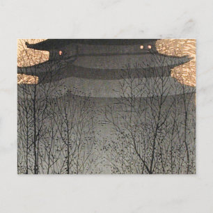 Carte Postale Château de Nagoya par Hiroaki Takahashi