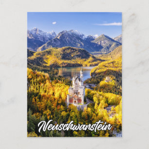 Carte Postale Château de Neuschwanstein, Allemagne