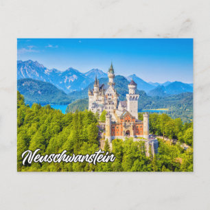 Carte Postale Château de Neuschwanstein, Allemagne