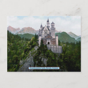 Carte Postale Château de Neuschwanstein, Bavière, Allemagne