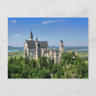 Carte Postale Château de Neuschwanstein, Bavière Allemagne