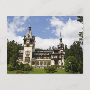 Carte Postale Château de Peles du 18ème siècle, Sinaia, Roumanie