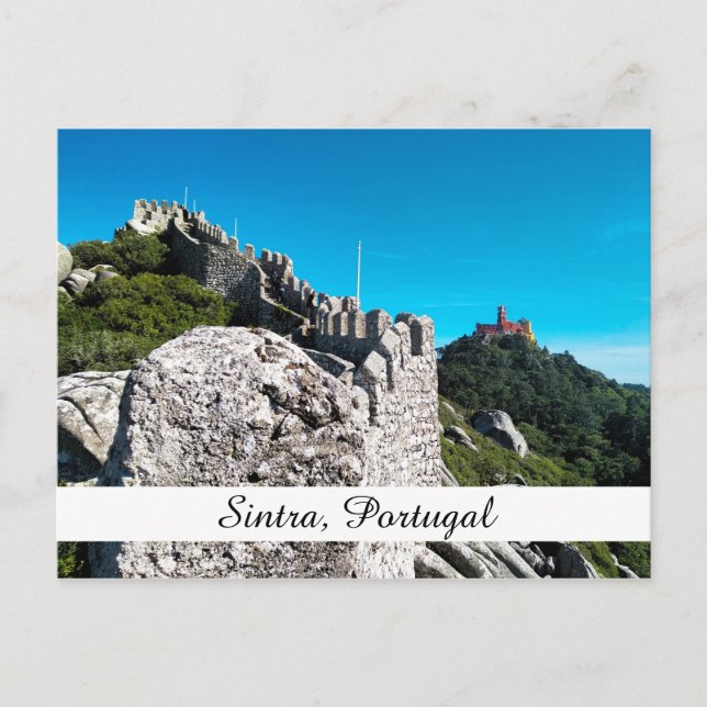 Carte Postale Château de Pena du Moors Sintra Portugal (Devant)