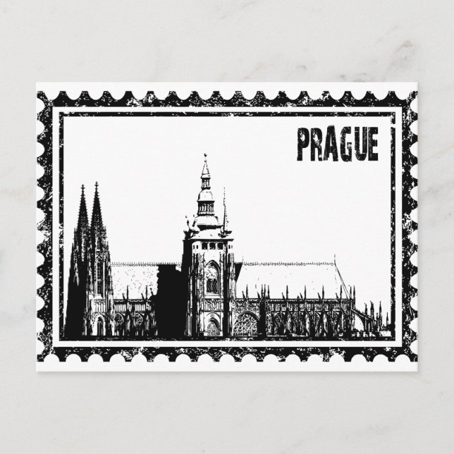 Carte Postale Château de Prague (Devant)