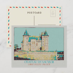 Carte Postale Château de Saumur en Loire, France
