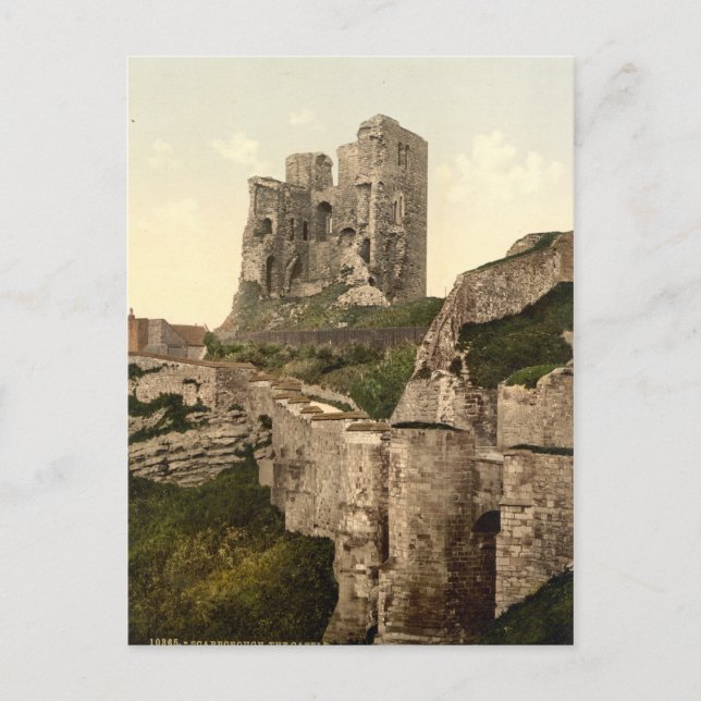 Carte Postale Château de Scarborough, Scarborough, Yorkshire, Ro (Devant)
