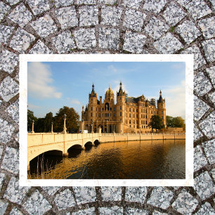 Carte Postale Château de Schwerin, Mecklenburg-Vorpommern, Allem