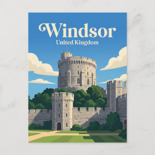 Carte Postale Château de Windsor Royaume-Uni