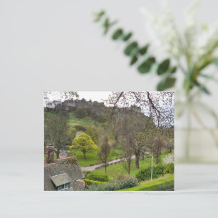 Carte Postale Château d'Édimbourg au printemps