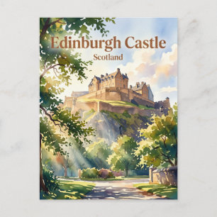 Carte Postale Château d'Édimbourg Écosse
