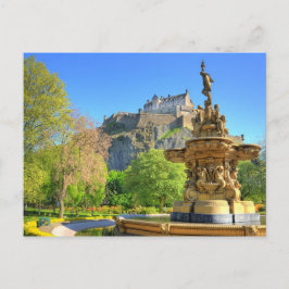 Carte Postale Château d'Édimbourg, Écosse