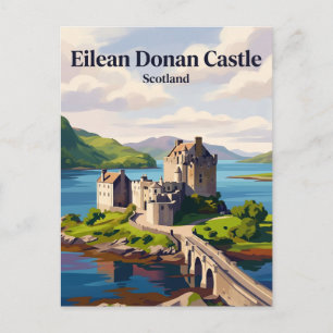 Carte Postale Château d'Eilean Donan Écosse