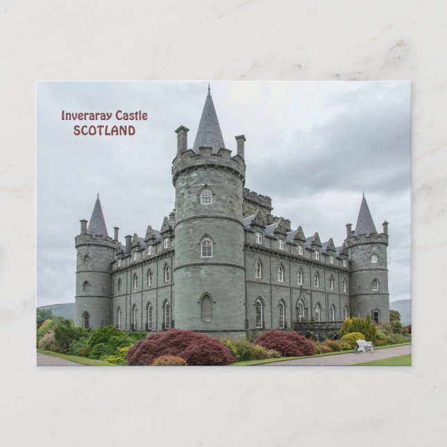 Carte Postale Château d'Inveraray Écosse (Devant)