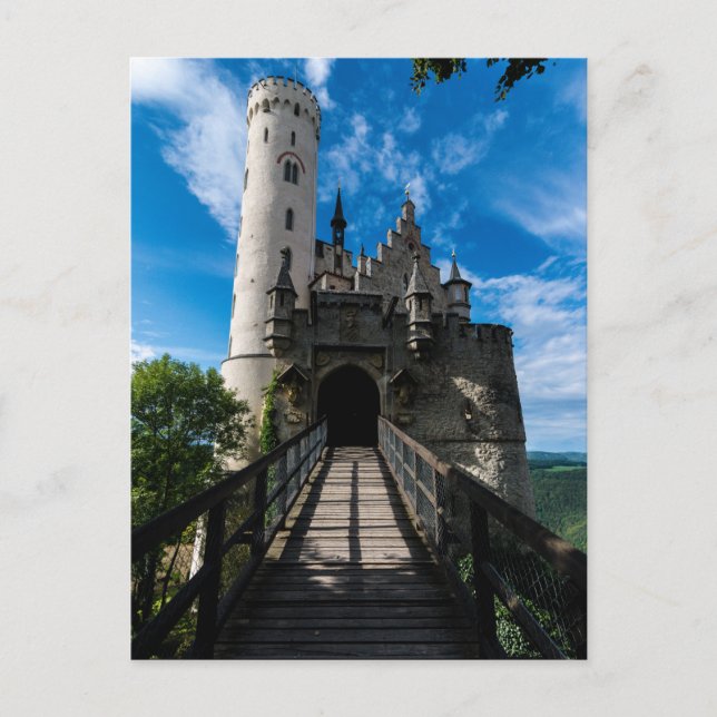 Carte Postale Château du Lichtenstein - Baden-wurttemberg (Devant)