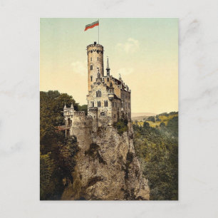 Carte Postale Château du Lichtenstein, Wurtemburg, Allemagne mag