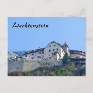 Carte Postale Château du Liechtenstein à Vaduz