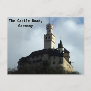 Carte Postale Château en vallée du Rhin