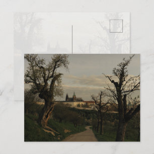 Carte Postale Château Européen Sombre de l'Académie