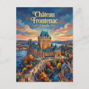Carte Postale Château Frontenac Canada