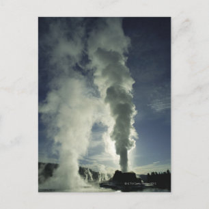 Carte Postale Château Geyser, Parc national de Yellowstone
