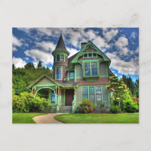 Carte Postale Château Historique À Drain Oregon