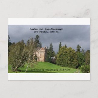 Carte Postale CHÂTEAU LEOD - Écosse MacKenzie Clan