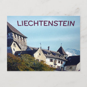Carte Postale château liechtenstein