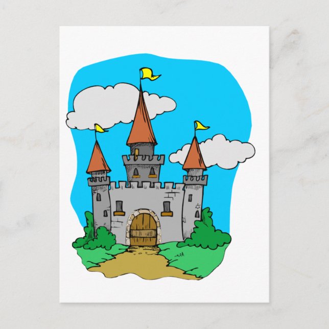 Carte Postale Château Médiéval (Devant)