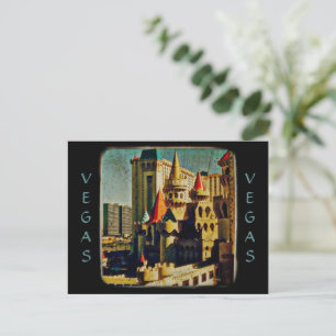 Carte Postale Château Médiéval Grunge