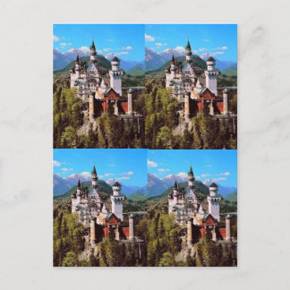 Carte Postale château neuschwanstein - allemagne DREAM BIG!